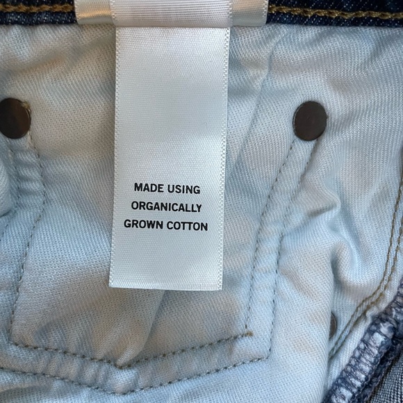 AGOLDE Riley Long High Rise Slim Straight Medium Blue Button Fly Women's Size 29 - Picture 12 of 12